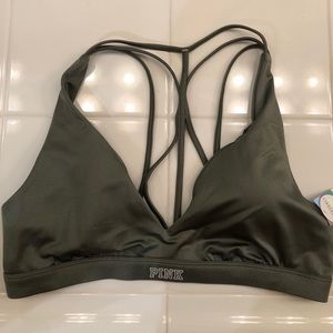 Victoria Secret Olive Green Sports Bra